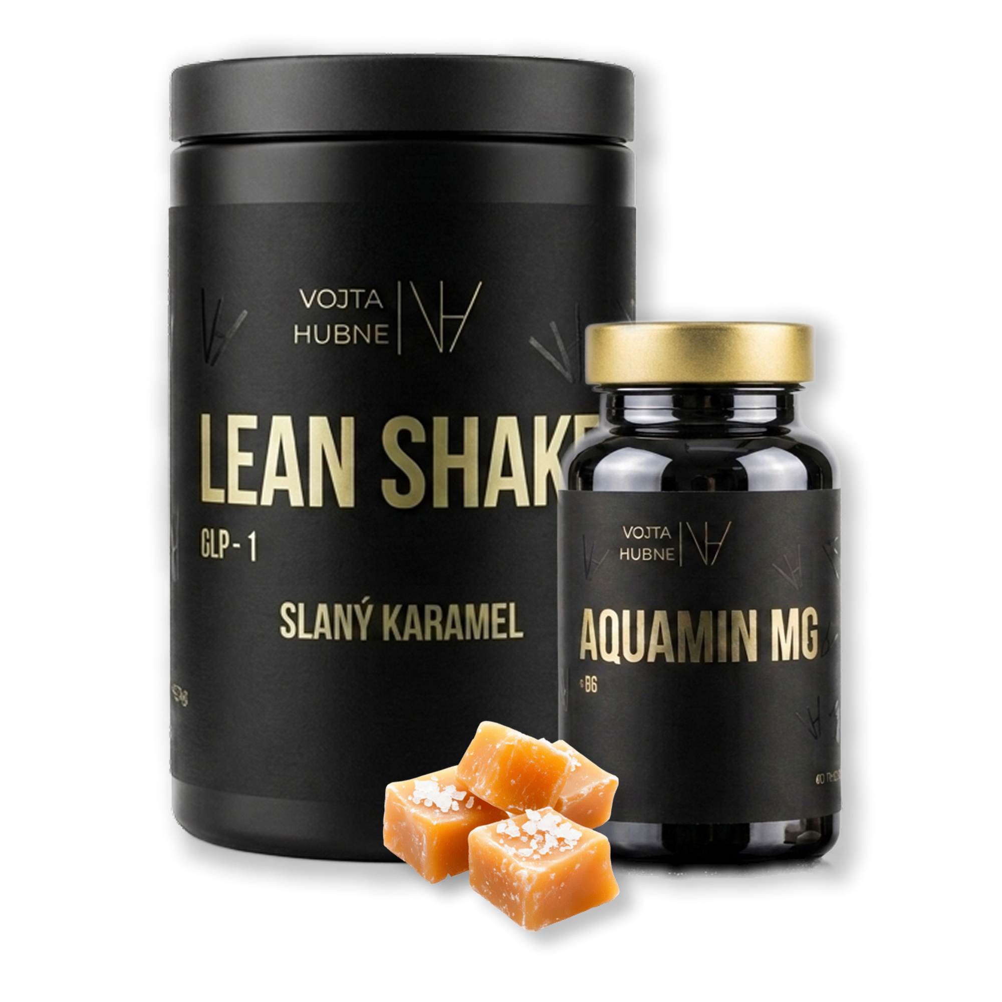 LEAN SHAKE Slaný karamel + Aquamin Mg